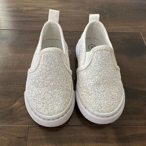 Cat and Jack Yana Slip On Glitter Sneaker Shoes Toddler size 6